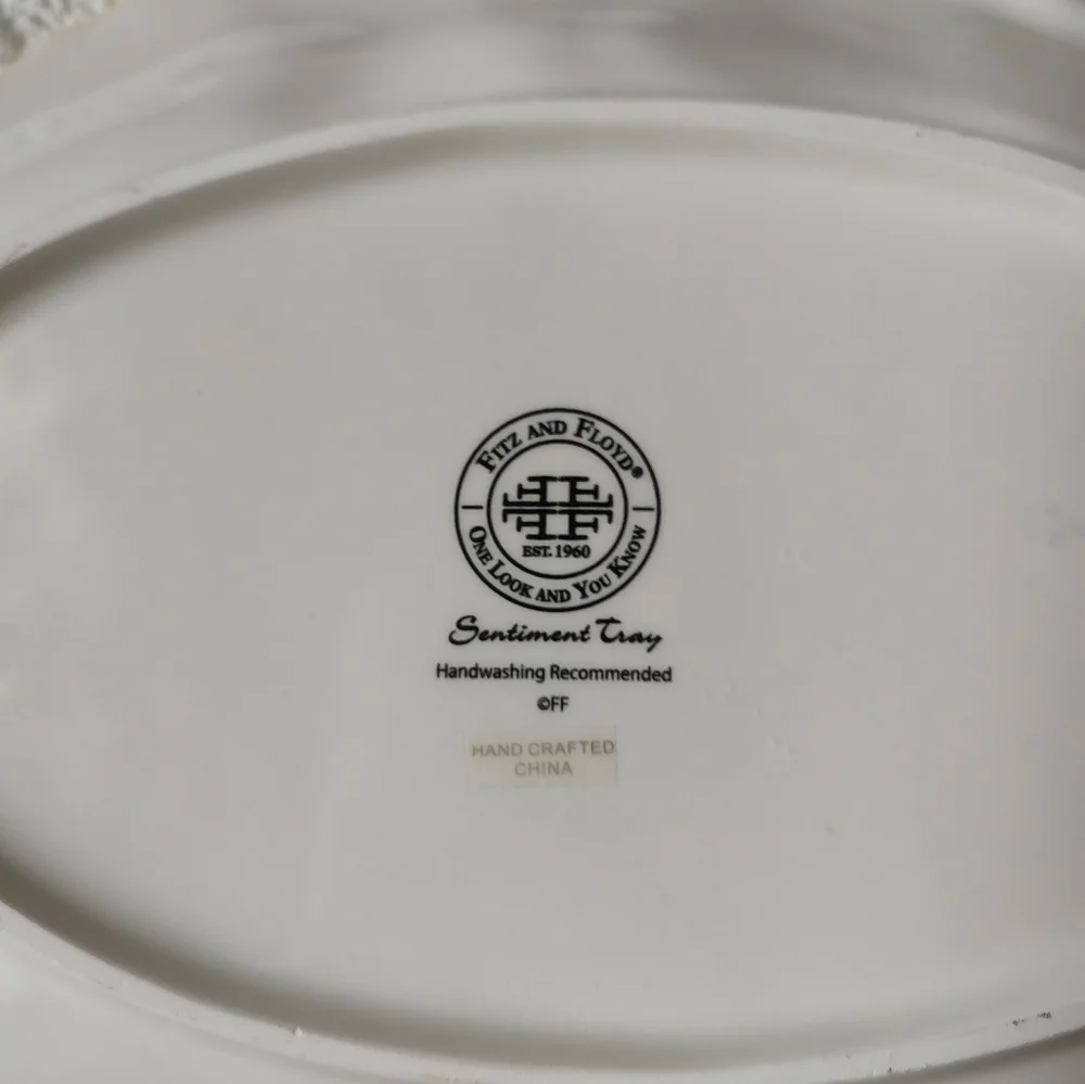 Two (2) Fitz And Floyd Holiday Trays
